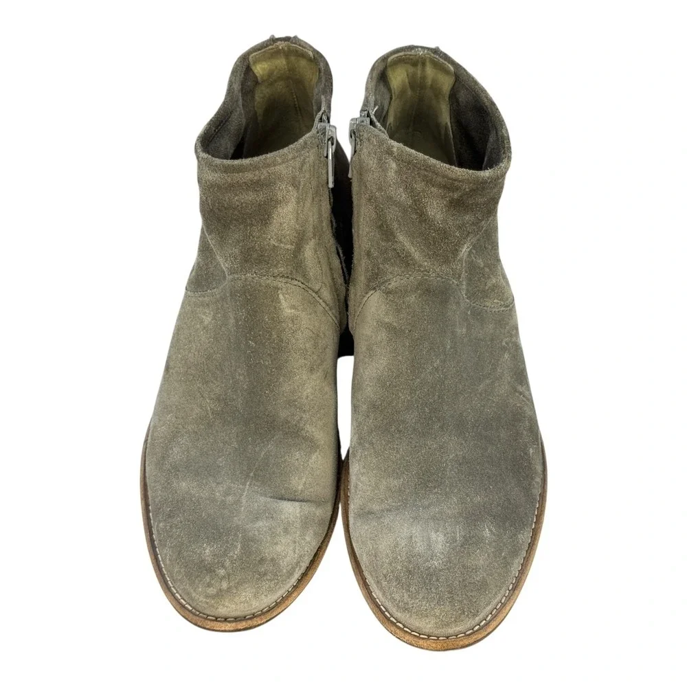 Paul Green Boots Womens UK 5 US 7.5 Logan Suede Leather‎ Ankle Zip Booties Shoes